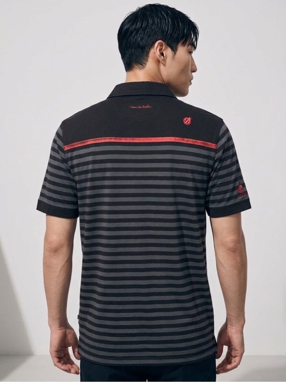 TravisMathew x Ko Olina Golf Club
Striped Polo Shirt Ladybug Embroidered [Lg] - Picture 4 of 16